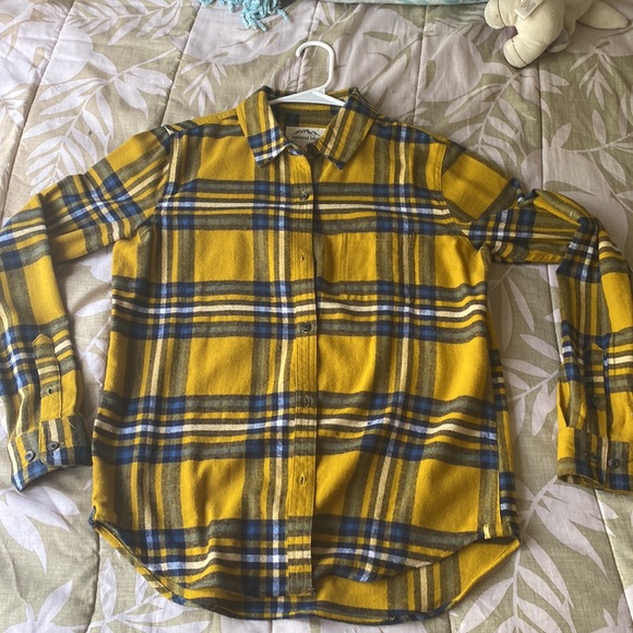 Yellow Plaid Fannel - Picture 4 of 5